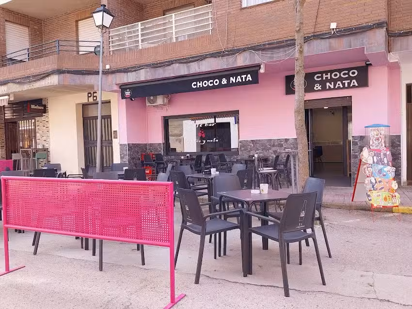 Bar choco y nata