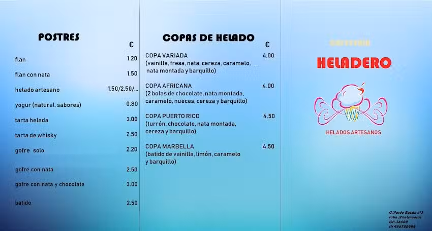 Caf&eacute; Bar Heladero