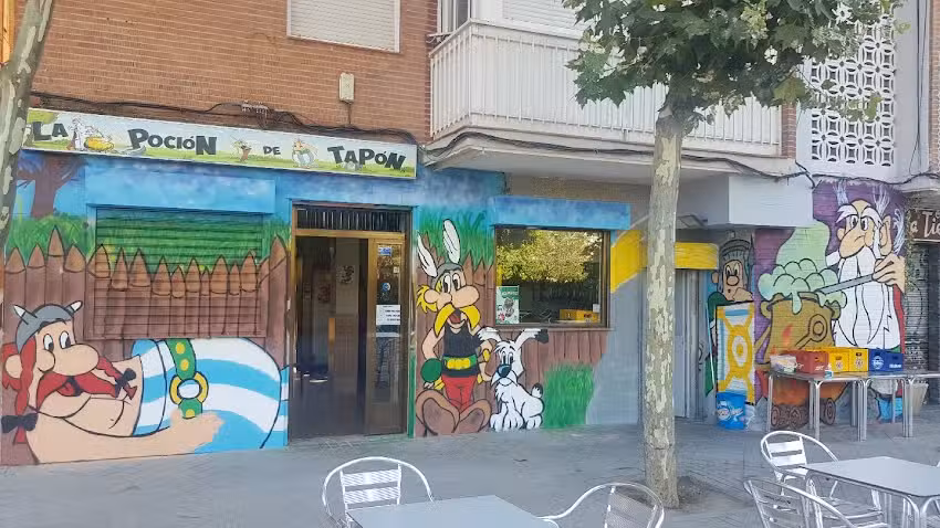 La poci&oacute;n de tap&oacute;n