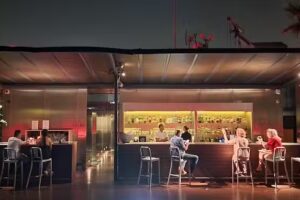 Oasis Bar at Renaissance Barcelona Fira Hotel