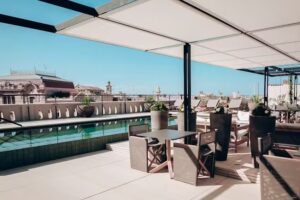 Singular Rooftop Terrace