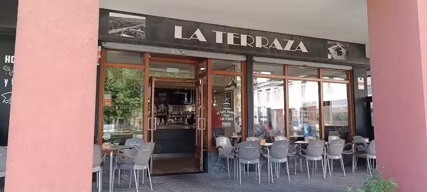 The terrace